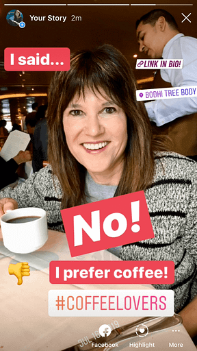 How to use Instagram Stories to tell an interesting story.