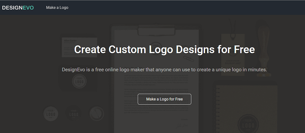 DesignEvo logo designer