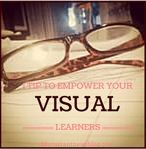 Blog readers who are visual learners learn by looking at graphics.
