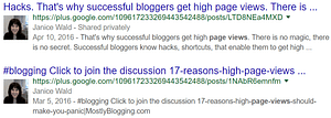 #Bloggers can get on the first page of #Google