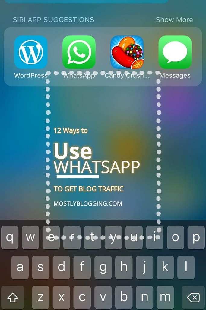 #Bloggers can use WhatsApp for #TrafficGeneration