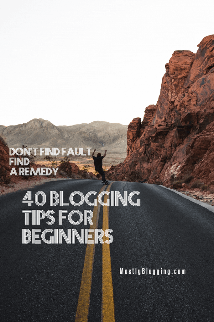 Blogging tips for beginners