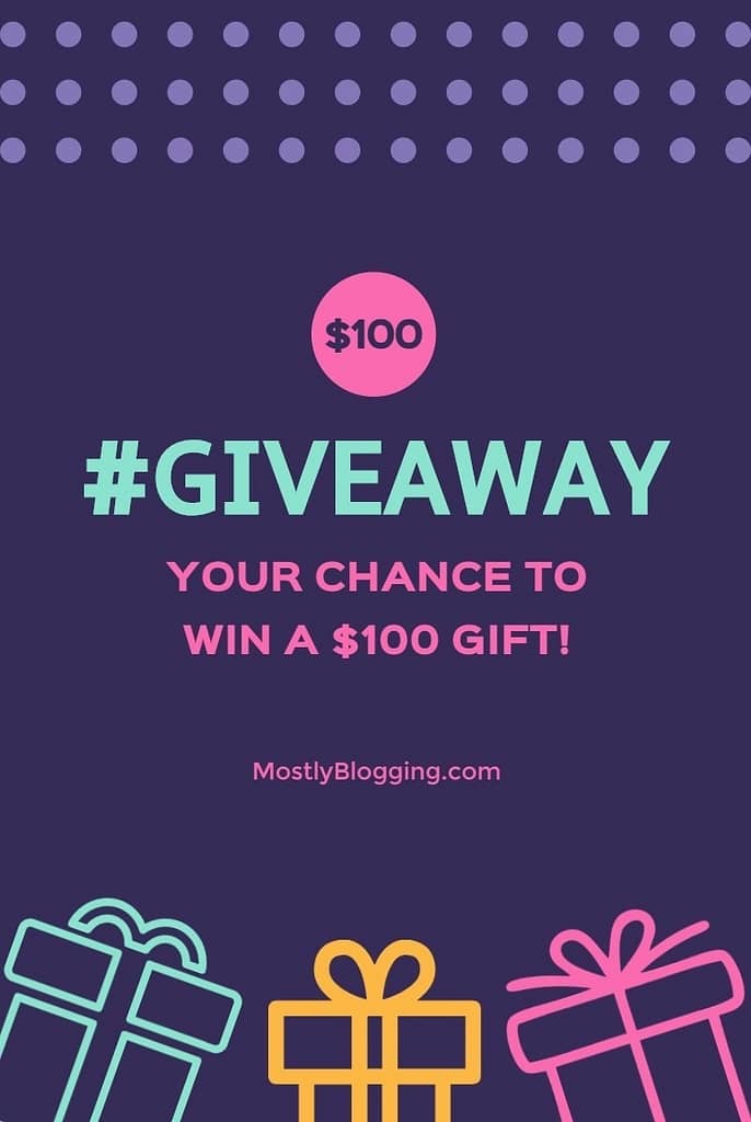 Mostly Blogging is holding a giveaway
