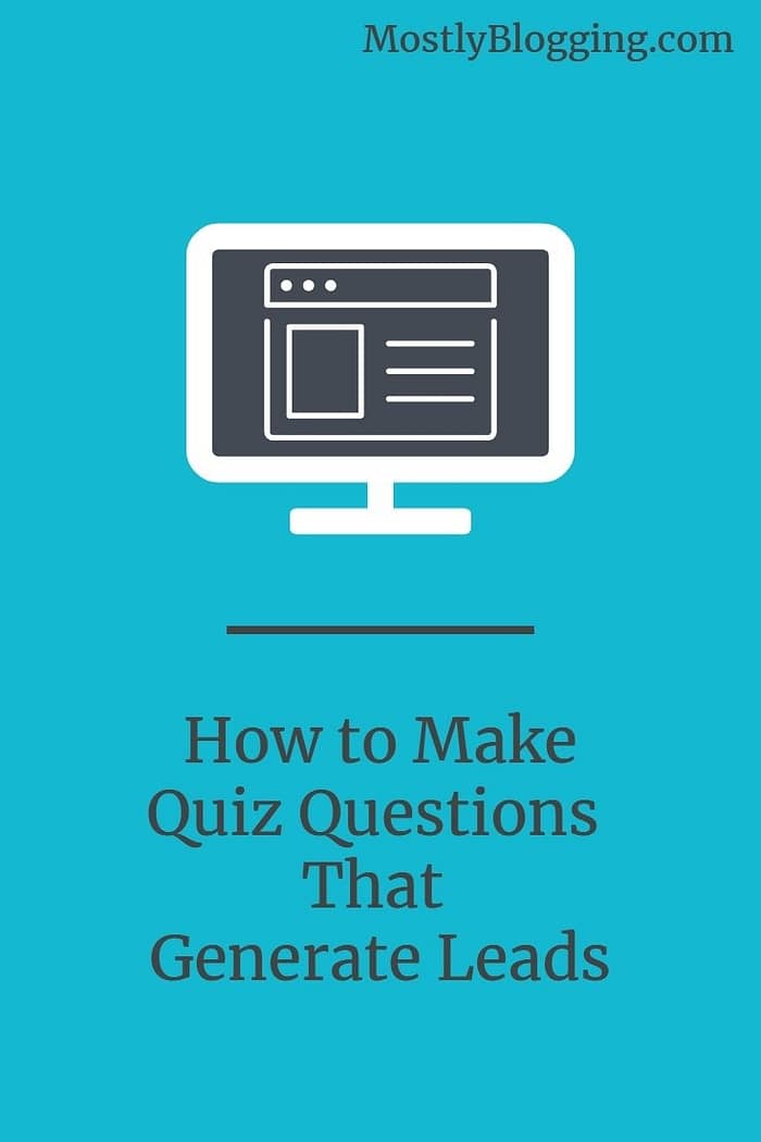 How to use quiz questions to improve lead generation