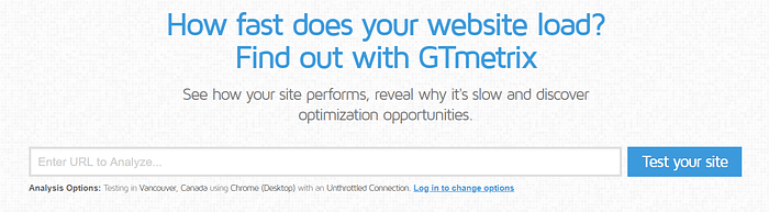 website terminology GTMetrix