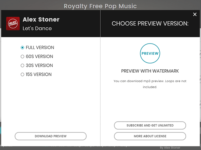 Royalty-free music TakeTones