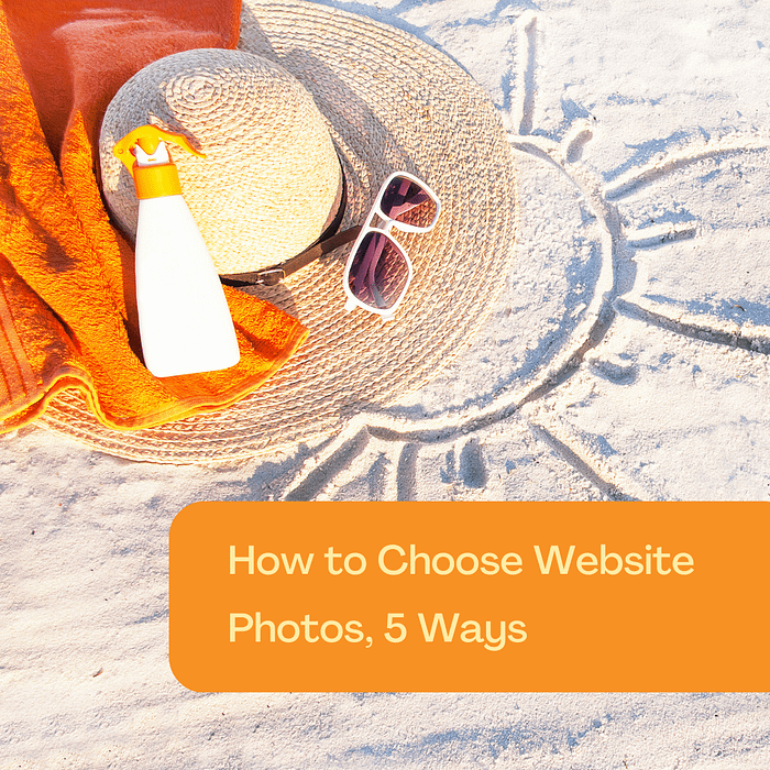 how to choose images for your website 