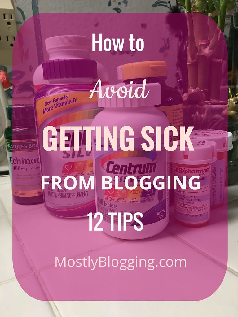 You can be a healthy blogger by following these 12 tips