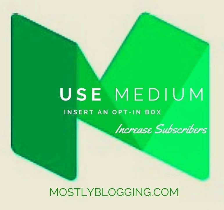 Medium will get #bloggers subscribers #blogging