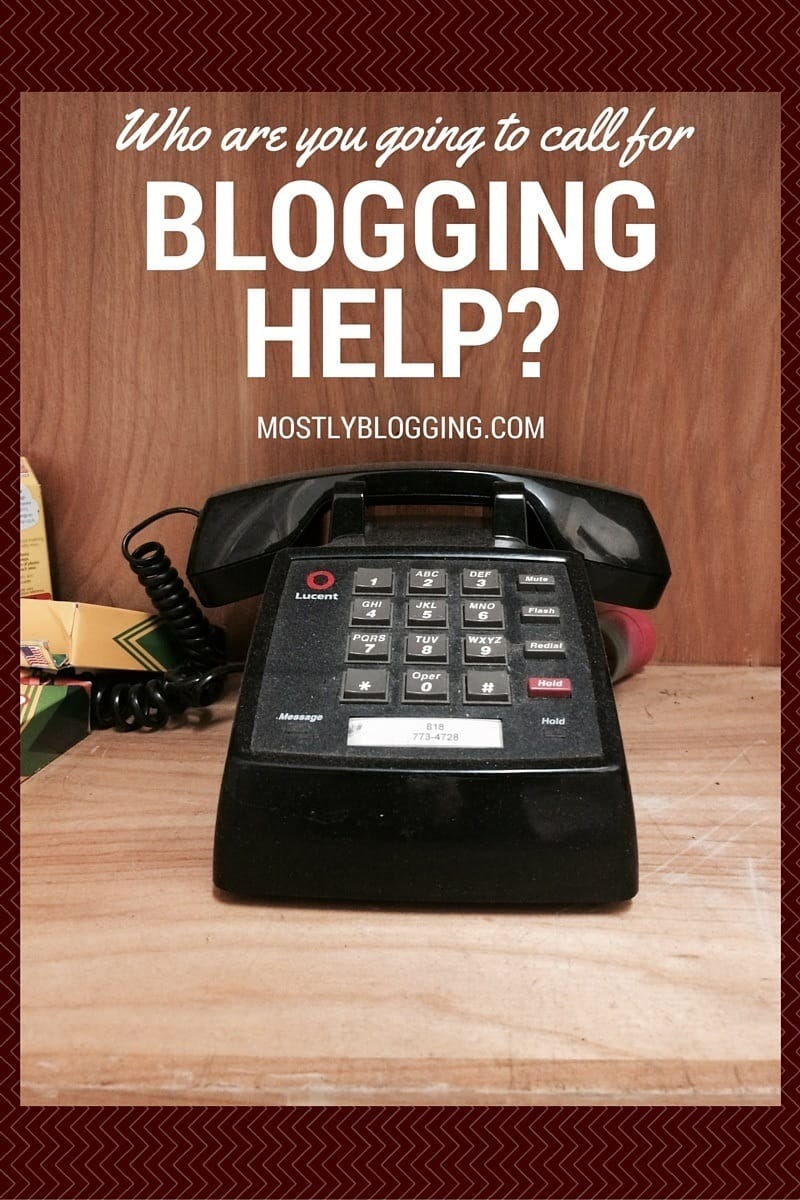 Blogging help