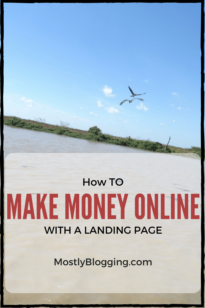 #Bloggers and #Marketers can make money online with a perfect landing page