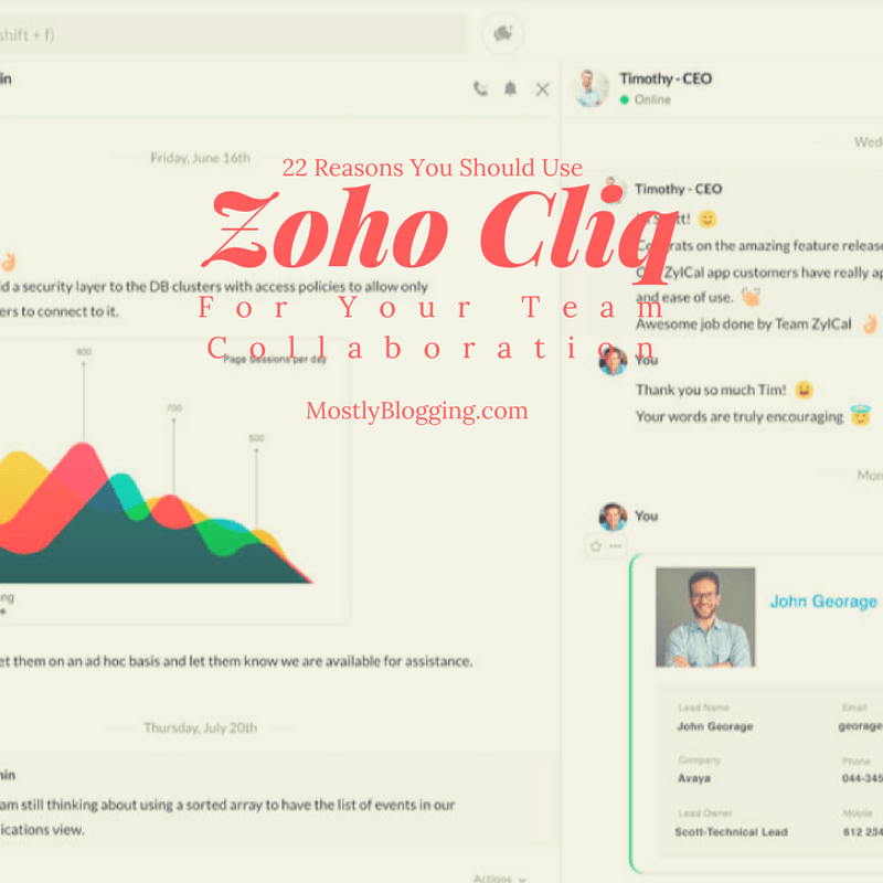 Zoho Chat is your best choice for a chat tool