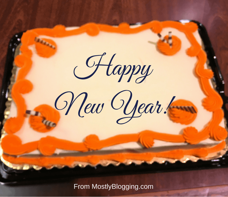 Happy New Year Blog Party Cake