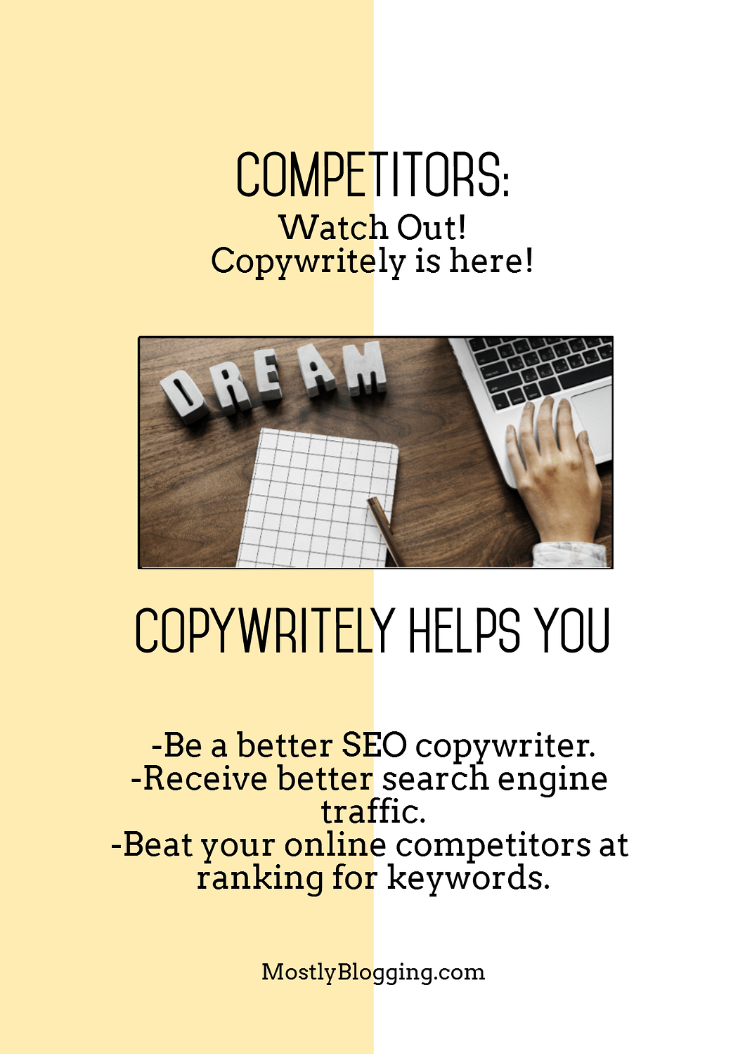 Contentwritely helps you rank on Google..