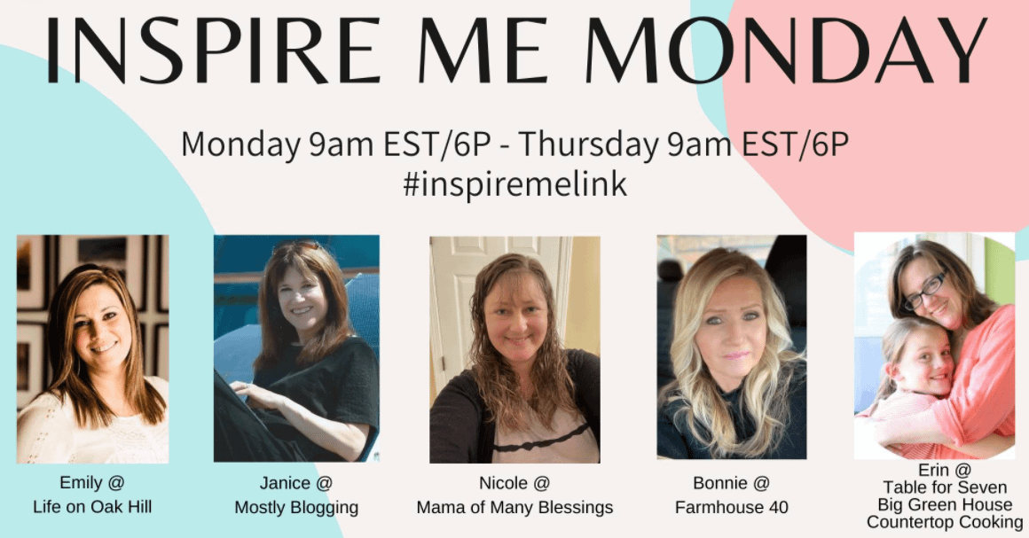 Inspire Me Monday Linky Party #368 | Mostly Blogging