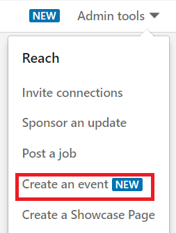 LinkedIn homepage