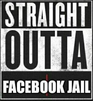 how to get out of Facebook jail meme