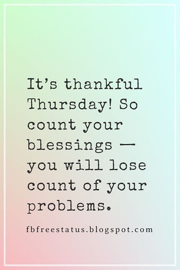 Thankful Thursday Quotes