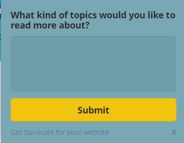 Market Research Trends Survicate