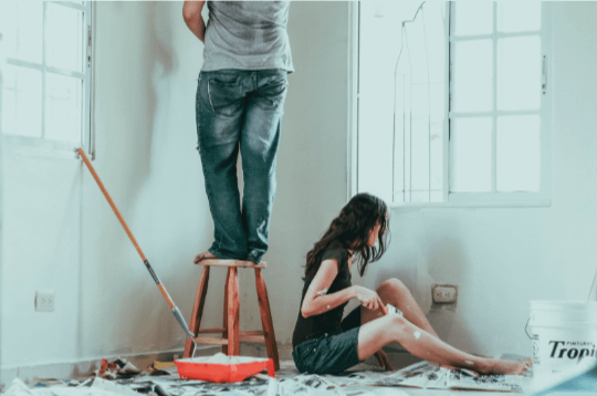 how to renovate a house with no money