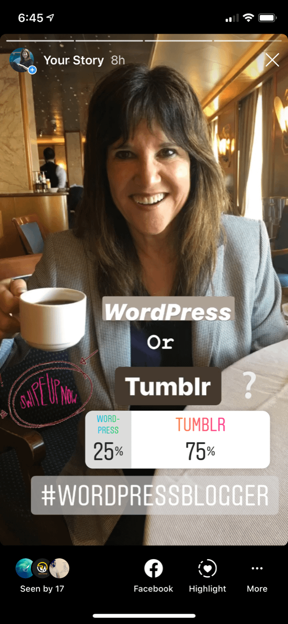 Tumblr followers