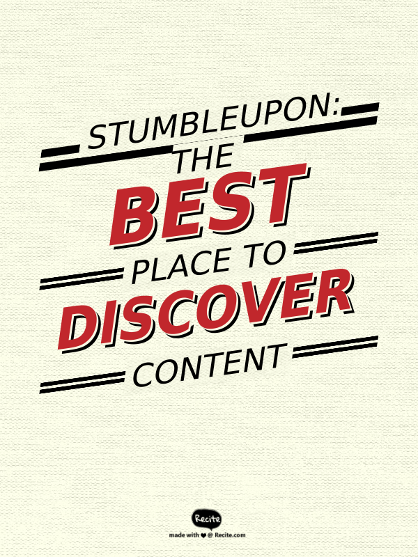 StumbleUpon is a content curation site that can bring #BlogTraffic