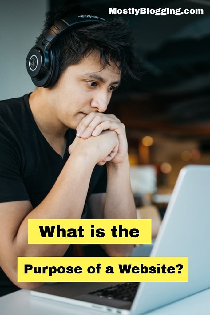 what is the purpose of a website