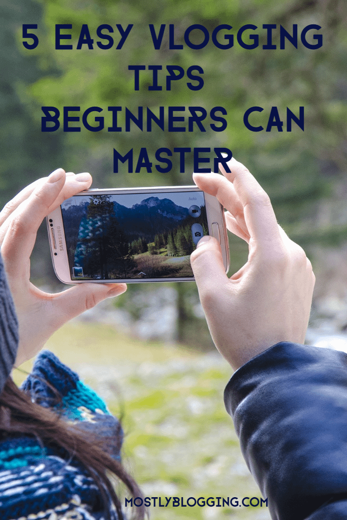 vlogging tips beginners