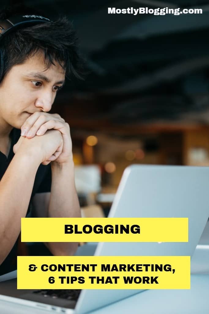 blogging and content marketing
