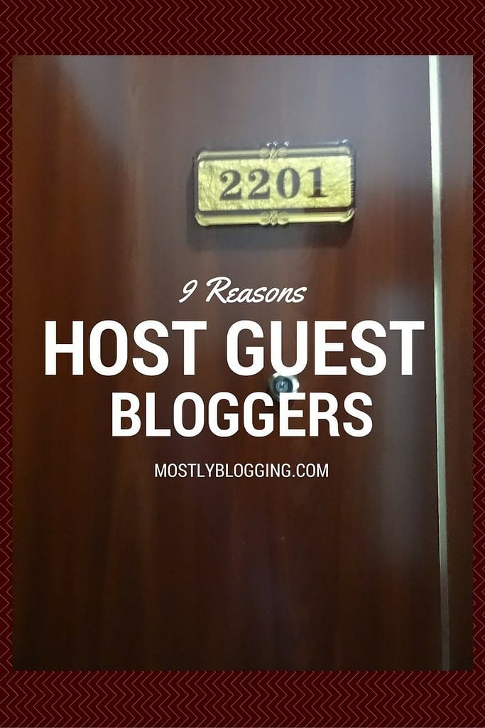 Offering guest blogging opportunities are important for content creators
