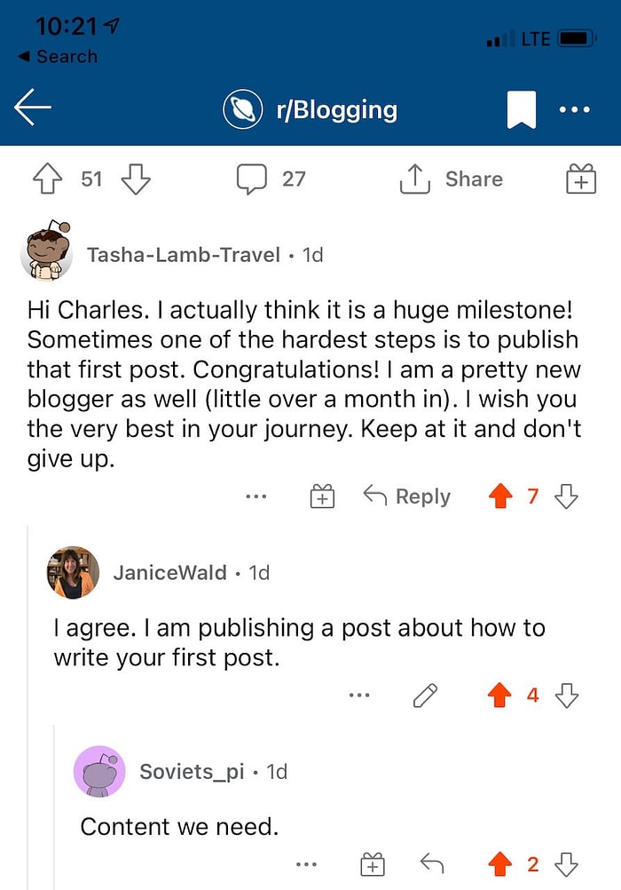 first blog post