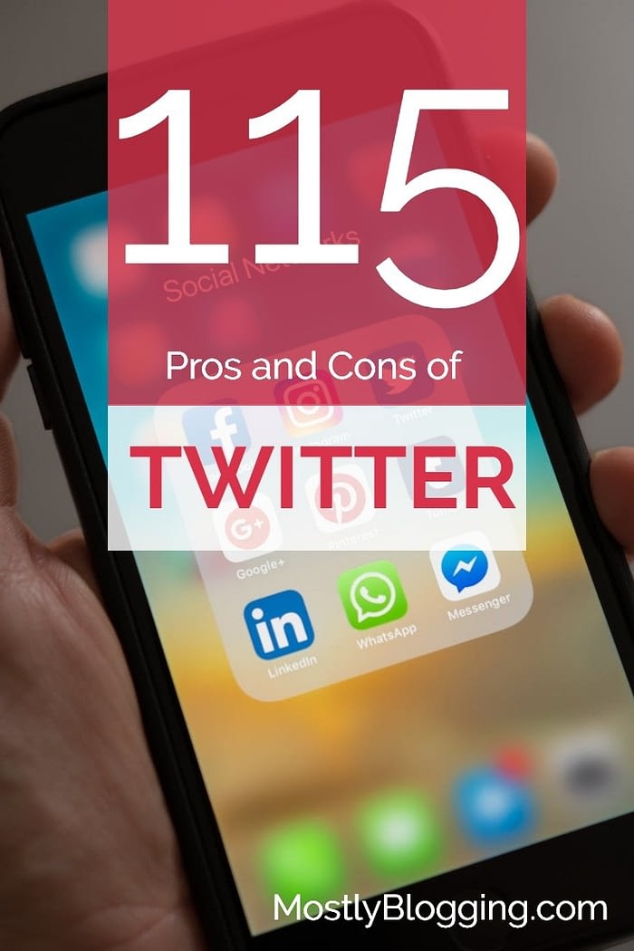 advantages and disadvantages of Twitter