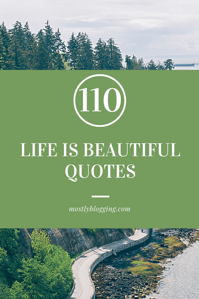 Life is beautiful quotes
