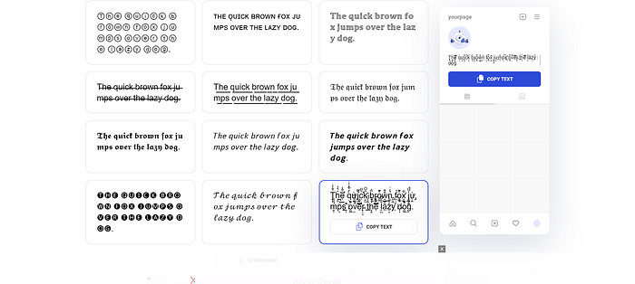 cursed text generator inflact ingramer