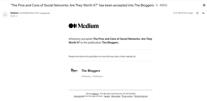 writing on Medium