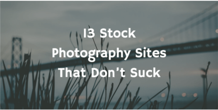 13 free Stock Photography Sites for bloggers