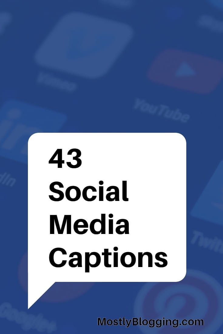 captions for pictures of yourself