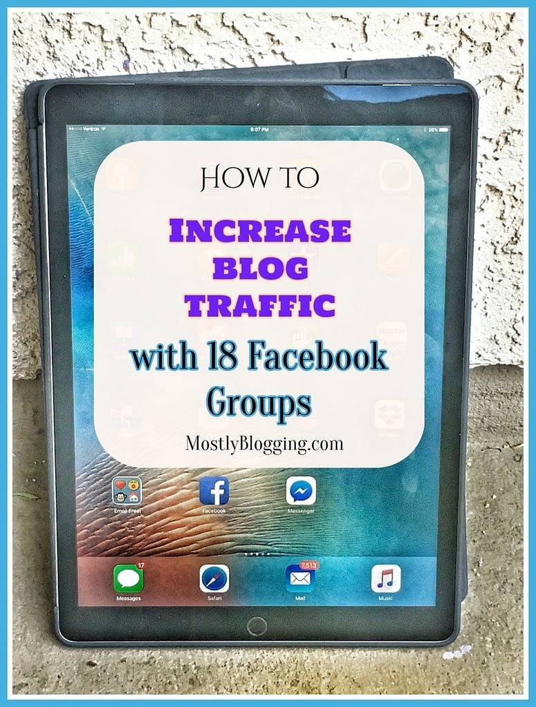 Facebook groups help #Bloggers get #BlogTraffic