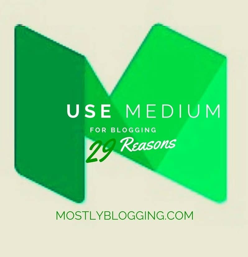#Bloggers should use #Medium