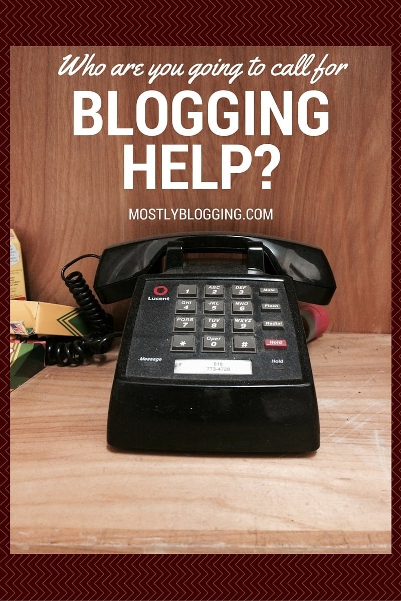 Blogging help