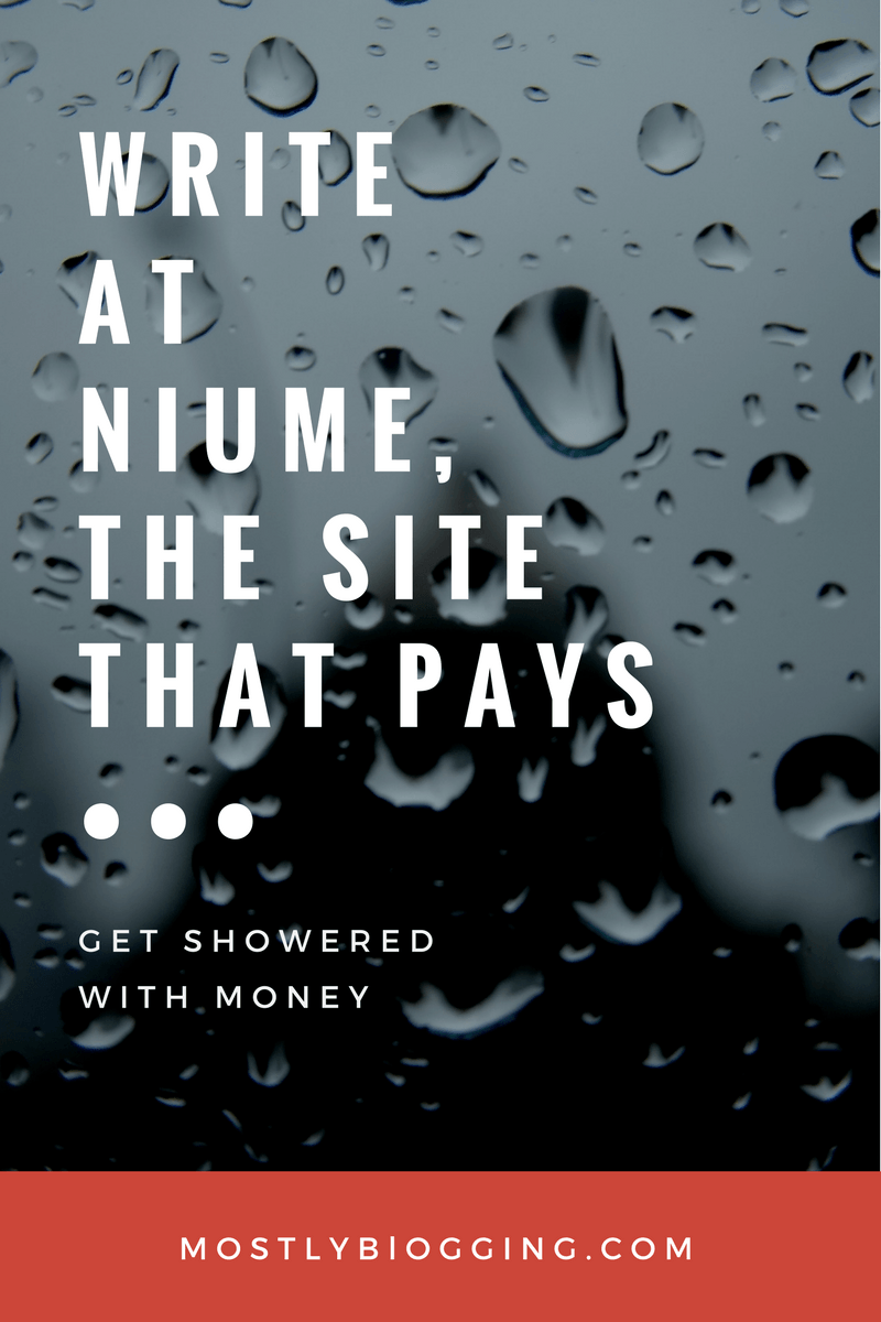 Are you a #blogger or #writer? Get paid to write at Niume