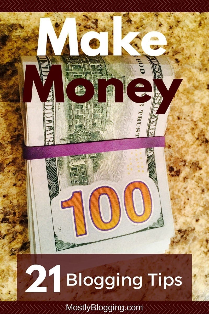 Make money from your #blog