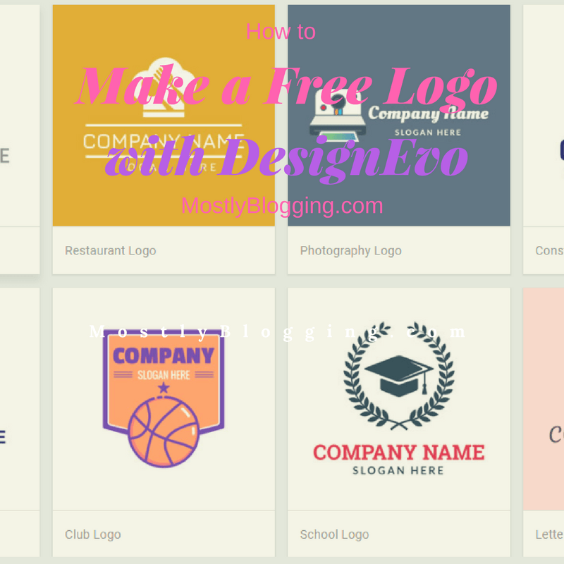 DesignEvo makes professional-looking logos.