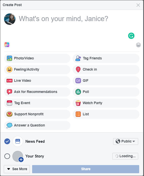 Use Facebook to conduct a reader survey.